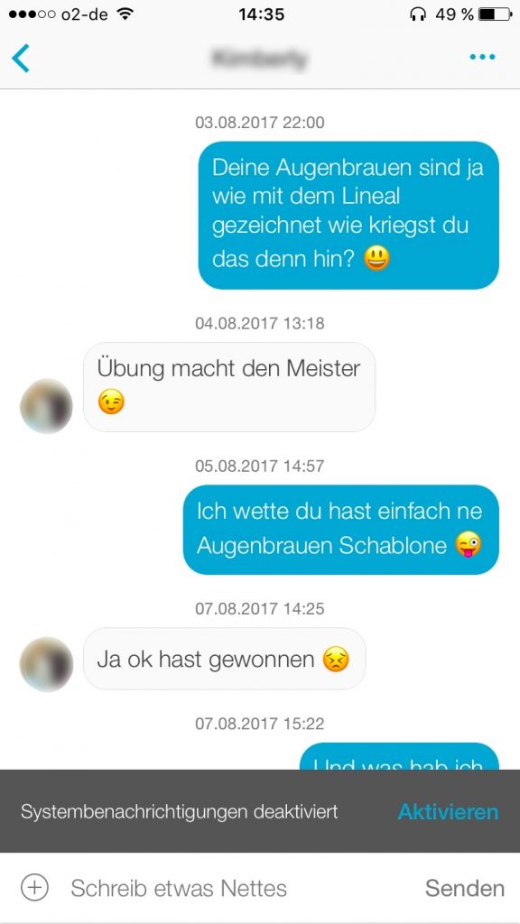 Texte lovoo mich über In 5